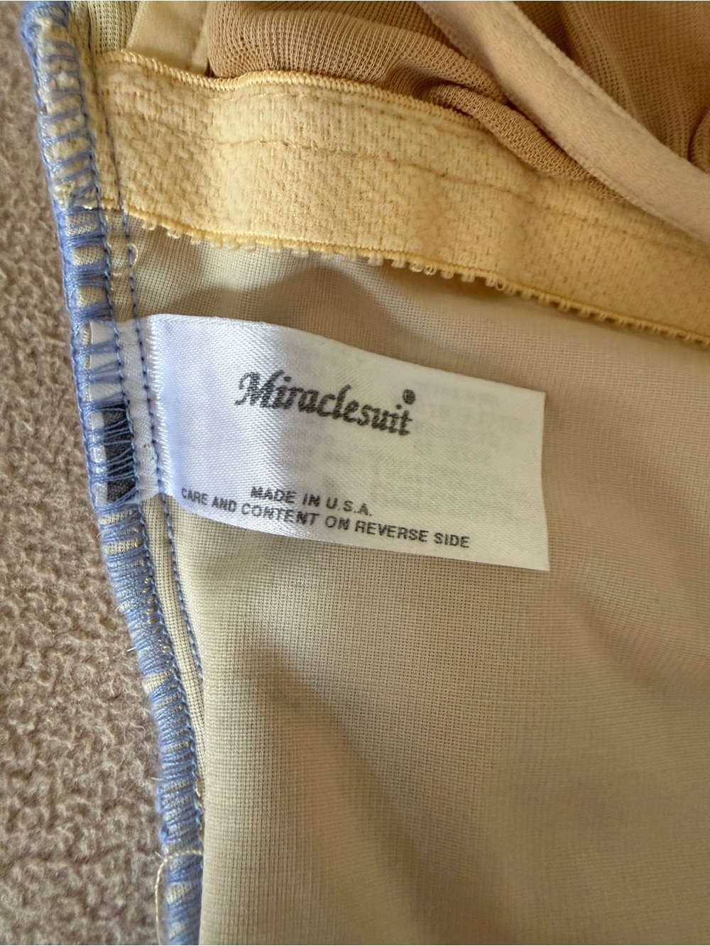 Miraclesuit Size 12 One Piece Swimsuit Tummy Control Colorblock DEFECT - Picture 7 of 16